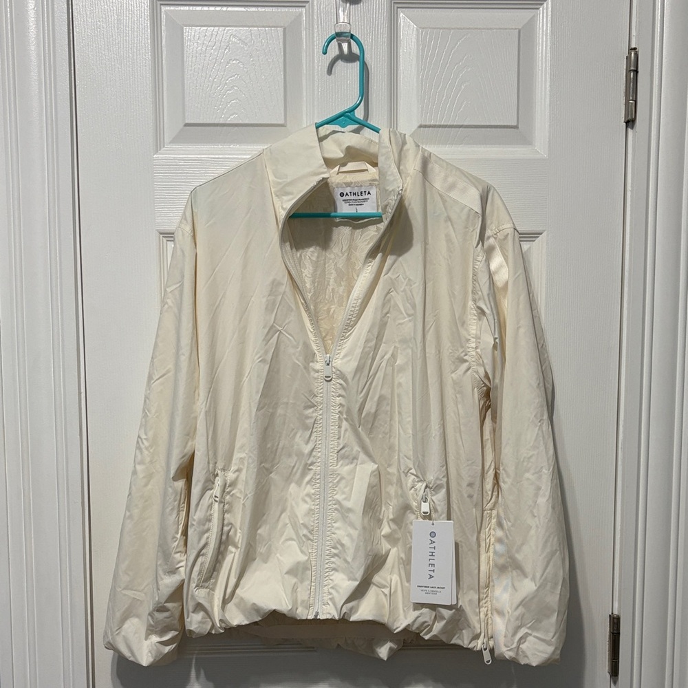 Athleta Sightseer Lace Cream Jacket